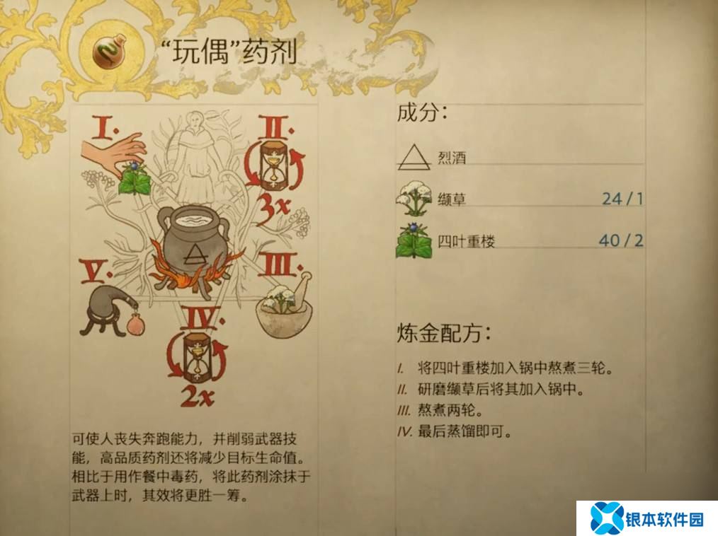 天国拯救2玩偶药剂怎么做 玩偶药剂配方