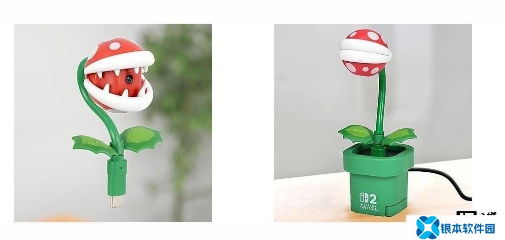 Hori推出Switch 2“吞食花”摄像头，造型独特还能防窥！